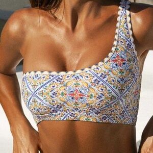 NWT Bydee One Shoulder Swimsuit Top - Size XL